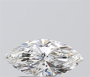 0.54 Carats, Marquise G Color, SI2 Clarity and Certified by GIA