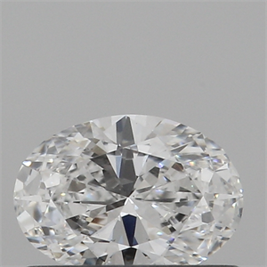 Lab Created Diamond 0.38 Carats, Oval with  Cut, F Color, VS1 Clarity and Certified by IGI