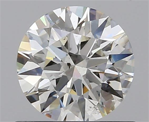 0.70 Carats, Round with Excellent Cut, I Color, SI2 Clarity and Certified by GIA