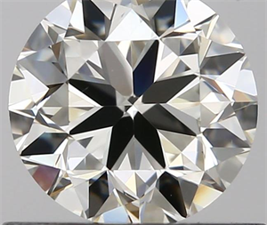 0.70 Carats, Round with Very Good Cut, K Color, VS1 Clarity and Certified by GIA