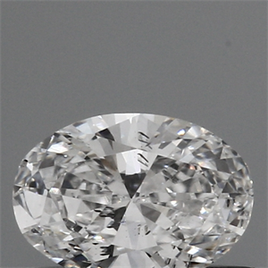 Diamante creado en laboratorio de 0.30 quilates, Ovalado Buen, Color D, claridad SI1 y certificado por IGI