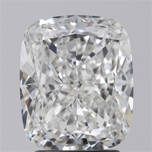 Foto Del inventario de diamantes de laboratorio, 2.86 quilates, Del cojín , Color G, claridad VS2 y certificado IGI de