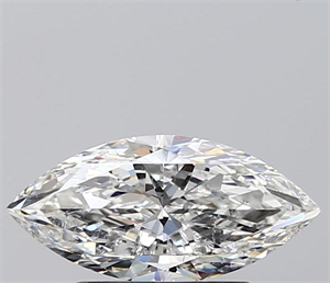 1.00 Carats, Marquise G Color, SI1 Clarity and Certified by GIA