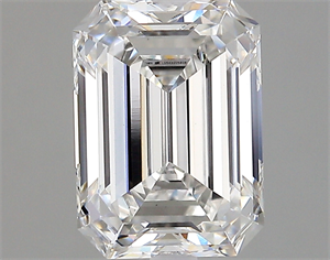 Foto Del inventario de diamantes de laboratorio, 2.70 quilates, Esmeralda Excelente, Color G, claridad VS1 y certificado IGI de