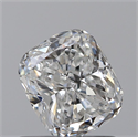 0.70 Carats, Cushion E Color, VVS1 Clarity and Certified by GIA