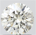 0.80 Carats, Round with Excellent Cut, M Color, VVS1 Clarity and Certified by GIA