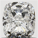 0.71 Carats, Cushion E Color, VVS2 Clarity and Certified by GIA