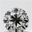 0.70 Carats, Round with Good Cut, H Color, IF Clarity and Certified by GIA