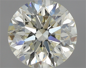 Picture of 0.83 Carats, Round with Excellent Cut, L Color, IF Clarity and Certified by GIA