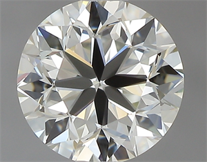 Picture of 0.60 Carats, Round with Very Good Cut, L Color, IF Clarity and Certified by GIA
