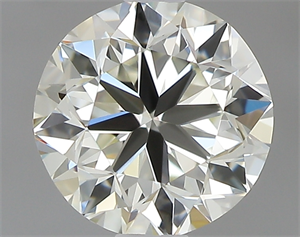 Picture of 0.60 Carats, Round with Very Good Cut, M Color, IF Clarity and Certified by GIA