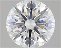 Lab Created Diamond 3.29 Carats, Round with excellent Cut, F Color, vs1 Clarity and Certified by GIA