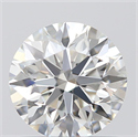 0.86 Carats, Round with Excellent Cut, G Color, IF Clarity and Certified by GIA