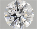 Lab Created Diamond 3.19 Carats, Round with excellent Cut, F Color, vs1 Clarity and Certified by GIA