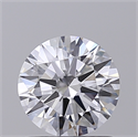 Lab Created Diamond 1.13 Carats, Round with Ideal Cut, D Color, VVS1 Clarity and Certified by IGI