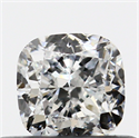 0.42 Carats, Cushion E Color, IF Clarity and Certified by GIA