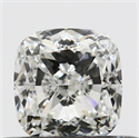 0.43 Carats, Cushion G Color, IF Clarity and Certified by GIA