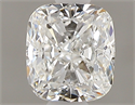 0.40 Carats, Cushion G Color, IF Clarity and Certified by GIA