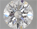 0.74 Carats, Round with Excellent Cut, D Color, IF Clarity and Certified by GIA