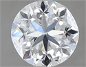 1.00 Carats, Round with Fair Cut, D Color, IF Clarity and Certified by GIA