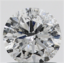 0.90 Carats, Round with Good Cut, E Color, I2 Clarity and Certified by GIA