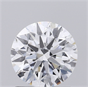 Lab Created Diamond 1.11 Carats, Round with Ideal Cut, D Color, VS1 Clarity and Certified by IGI