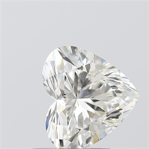 Picture of 1.00 Carats, Heart I Color, IF Clarity and Certified by GIA