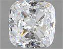 0.90 Carats, Cushion G Color, IF Clarity and Certified by GIA