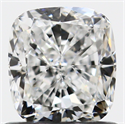 0.90 Carats, Cushion E Color, IF Clarity and Certified by GIA