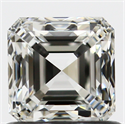 0.90 Carats, Asscher H Color, IF Clarity and Certified by GIA