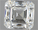 0.90 Carats, Asscher I Color, IF Clarity and Certified by GIA