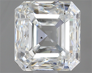 Picture of 0.91 Carats, Asscher H Color, VS2 Clarity and Certified by GIA