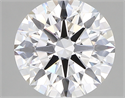 Lab Created Diamond 3.31 Carats, Round with excellent Cut, F Color, vs1 Clarity and Certified by GIA