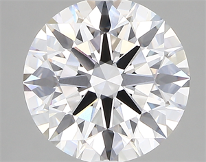 Picture of Lab Created Diamond 3.31 Carats, Round with excellent Cut, F Color, vs1 Clarity and Certified by GIA
