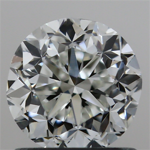 Picture of 1.00 Carats, Round with Fair Cut, H Color, VVS2 Clarity and Certified by GIA