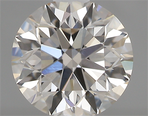 Picture of 0.70 Carats, Round with Excellent Cut, L Color, VVS1 Clarity and Certified by GIA
