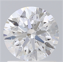 Del inventario de diamantes de laboratorio, 1.21 quilates, Redondo , Color D, claridad VVS2 y certificado IGI