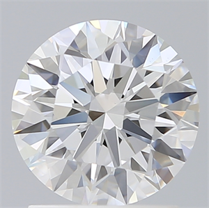 Picture of Lab Created Diamond 1.62 Carats, Round with Excellent Cut, E Color, VS1 Clarity and Certified by IGI