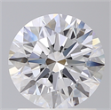 Lab Created Diamond 1.53 Carats, Round with Excellent Cut, D Color, VS1 Clarity and Certified by IGI