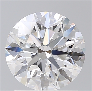 Picture of Lab Created Diamond 1.60 Carats, Round with Excellent Cut, D Color, VS1 Clarity and Certified by IGI