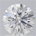 Lab Created Diamond 1.31 Carats, Round with Excellent Cut, E Color, VVS2 Clarity and Certified by IGI