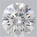 Lab Created Diamond 1.41 Carats, Round with Excellent Cut, D Color, VS1 Clarity and Certified by IGI