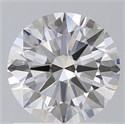 Lab Created Diamond 1.18 Carats, Round with Excellent Cut, D Color, VVS2 Clarity and Certified by IGI
