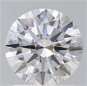 Lab Created Diamond 1.61 Carats, Round with Excellent Cut, D Color, VS1 Clarity and Certified by IGI