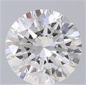 Lab Created Diamond 1.34 Carats, Round with Excellent Cut, D Color, VVS2 Clarity and Certified by IGI