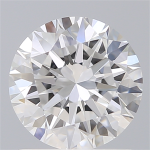 Picture of Lab Created Diamond 1.34 Carats, Round with Excellent Cut, D Color, VVS2 Clarity and Certified by IGI