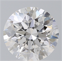 Lab Created Diamond 1.31 Carats, Round with Excellent Cut, D Color, VVS2 Clarity and Certified by IGI