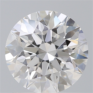 Picture of Lab Created Diamond 1.31 Carats, Round with Excellent Cut, D Color, VVS2 Clarity and Certified by IGI