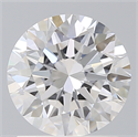 Lab Created Diamond 1.51 Carats, Round with Excellent Cut, D Color, VS1 Clarity and Certified by IGI
