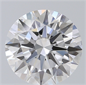Lab Created Diamond 1.68 Carats, Round with Excellent Cut, D Color, VS1 Clarity and Certified by IGI